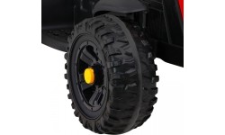 Traktor Titanium z przyczepą, czerwony