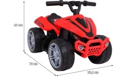 Quad Little Monster, czerwony