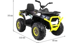 Quad ATV Desert White