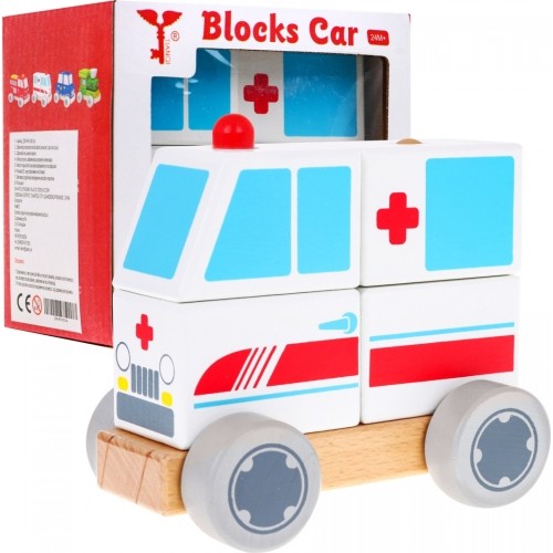 Wooden Car Ambulance