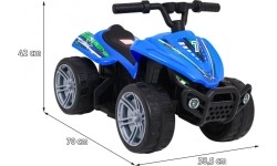 Quad elektryczny Little Monster, niebieski
