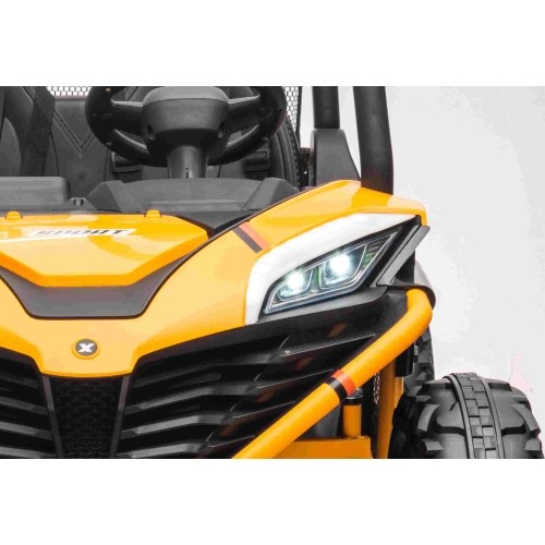 Pojazd elektryczny Buggy FASTER, żółty