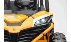 Pojazd elektryczny Buggy FASTER, żółty