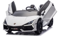 Pojazd elektryczny Lamborghini Revuelto XL STRONG, biały