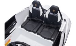 Pojazd elektryczny Lamborghini Revuelto XL STRONG, biały