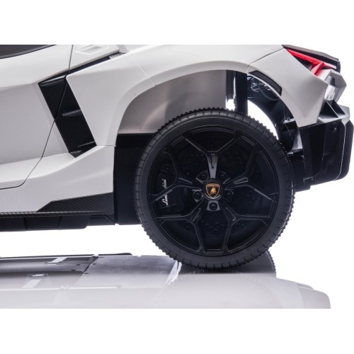Pojazd elektryczny Lamborghini Revuelto XL STRONG, biały