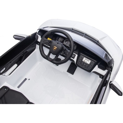 Pojazd elektryczny Lamborghini Revuelto XL STRONG, biały