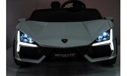 Pojazd elektryczny Lamborghini Revuelto XL STRONG, biały