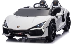 Pojazd elektryczny Lamborghini Revuelto XL STRONG, biały