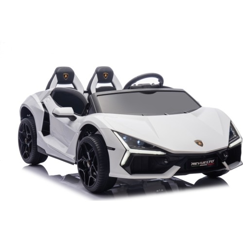 Pojazd elektryczny Lamborghini Revuelto XL STRONG, biały