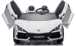 Pojazd elektryczny Lamborghini Revuelto XL STRONG, biały