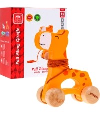 Wooden Giraffe Rider
