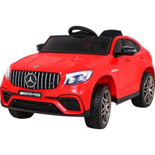 Pojazd elektryczny Mercedes Benz GLC63S, czerwony