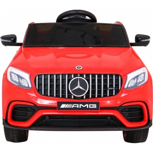 Pojazd elektryczny Mercedes Benz GLC63S, czerwony