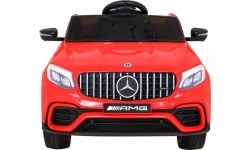 Pojazd elektryczny Mercedes Benz GLC63S, czerwony