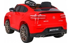 Pojazd elektryczny Mercedes Benz GLC63S, czerwony