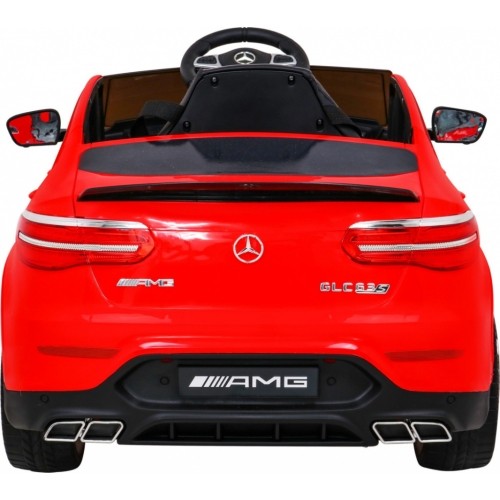 Pojazd elektryczny Mercedes Benz GLC63S, czerwony