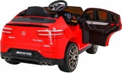 Pojazd elektryczny Mercedes Benz GLC63S, czerwony