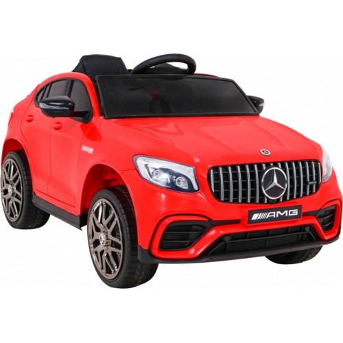 Pojazd elektryczny Mercedes Benz GLC63S, czerwony
