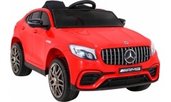 Pojazd elektryczny Mercedes Benz GLC63S, czerwony
