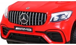 Pojazd elektryczny Mercedes Benz GLC63S, czerwony