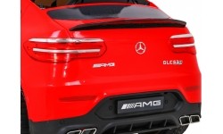 Pojazd elektryczny Mercedes Benz GLC63S, czerwony