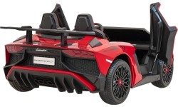 Pojazd elektryczny Lamborghini Aventador SV Red