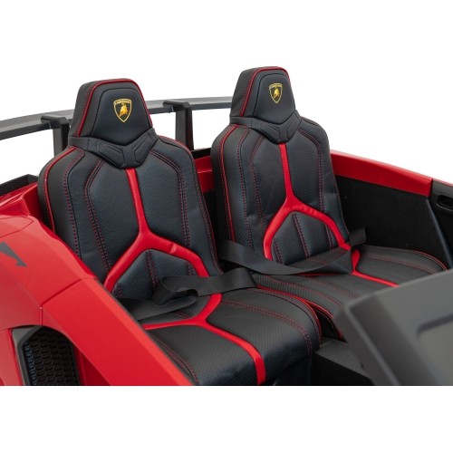 Pojazd elektryczny Lamborghini Aventador SV Red