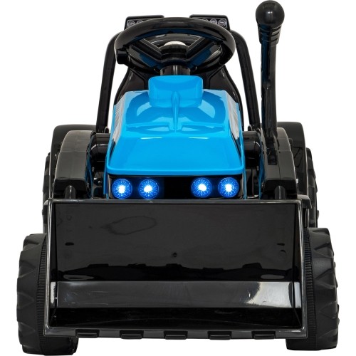 Pojazd koparka-traktor G320, niebieski