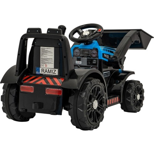 Pojazd koparka-traktor G320, niebieski