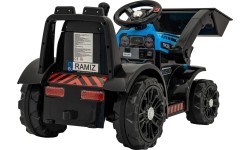 Pojazd koparka-traktor G320, niebieski