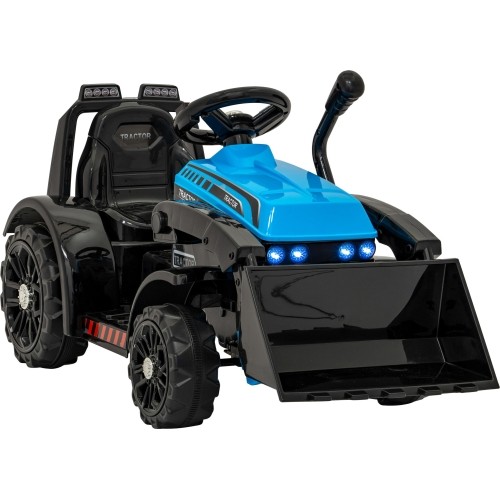 Pojazd koparka-traktor G320, niebieski
