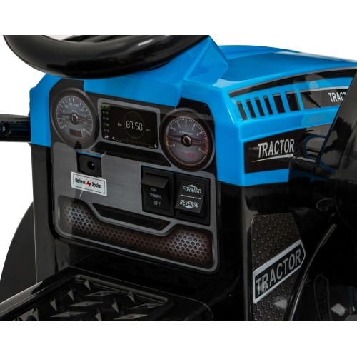 Pojazd koparka-traktor G320, niebieski