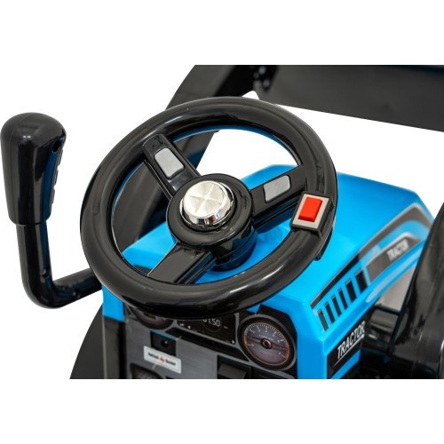 Pojazd koparka-traktor G320, niebieski