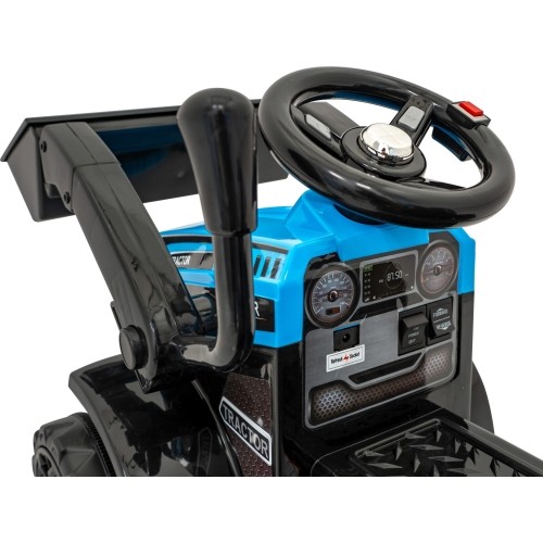 Pojazd koparka-traktor G320, niebieski