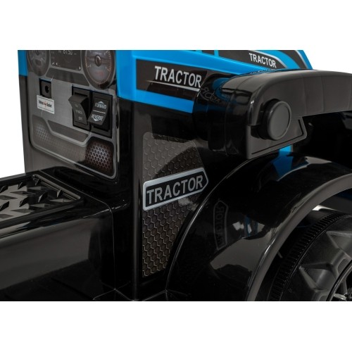 Pojazd koparka-traktor G320, niebieski