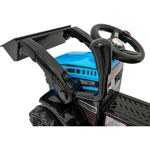 Pojazd koparka-traktor G320, niebieski