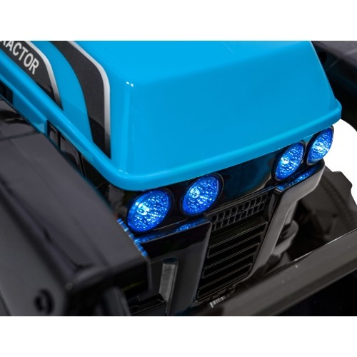 Pojazd koparka-traktor G320, niebieski
