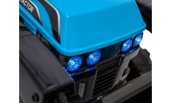 Pojazd koparka-traktor G320, niebieski