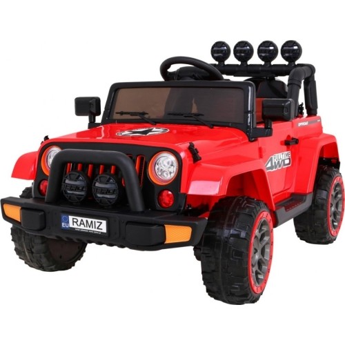 Pojazd terenowy Full Time 4WD, czerwony