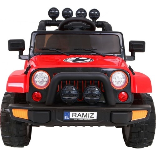 Pojazd terenowy Full Time 4WD, czerwony