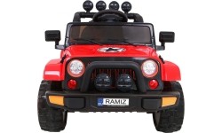 Pojazd terenowy Full Time 4WD, czerwony