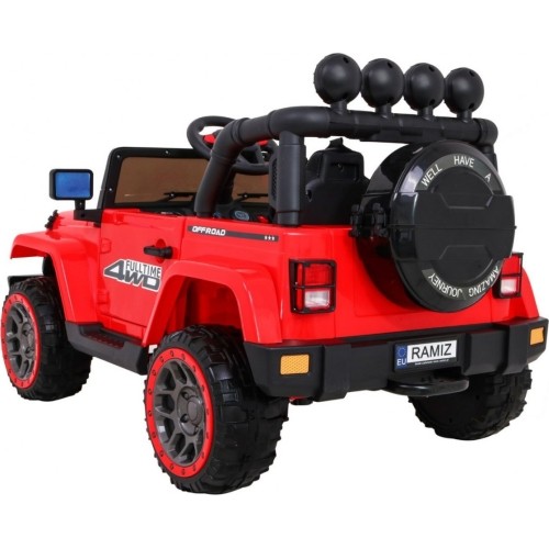 Pojazd terenowy Full Time 4WD, czerwony