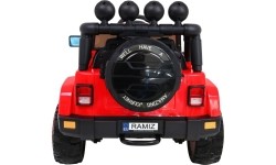 Pojazd terenowy Full Time 4WD, czerwony