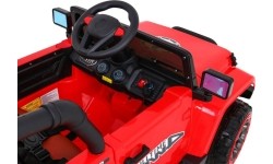 Pojazd terenowy Full Time 4WD, czerwony