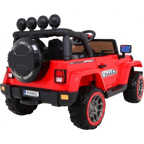 Pojazd terenowy Full Time 4WD, czerwony