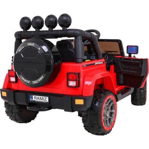 Pojazd terenowy Full Time 4WD, czerwony