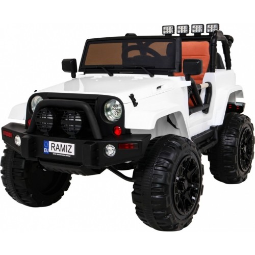 Samochód elektryczny dla dzieci Jeep All Terrain, biały