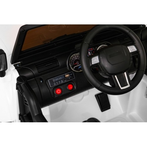 Samochód elektryczny dla dzieci Jeep All Terrain, biały