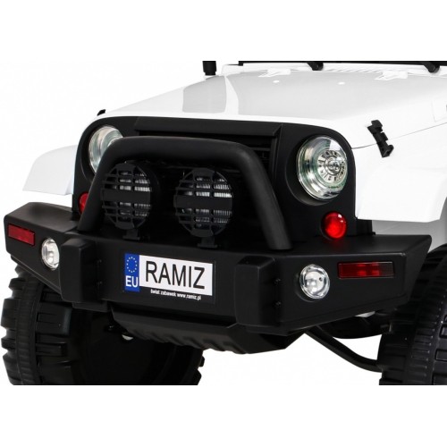 Samochód elektryczny dla dzieci Jeep All Terrain, biały
